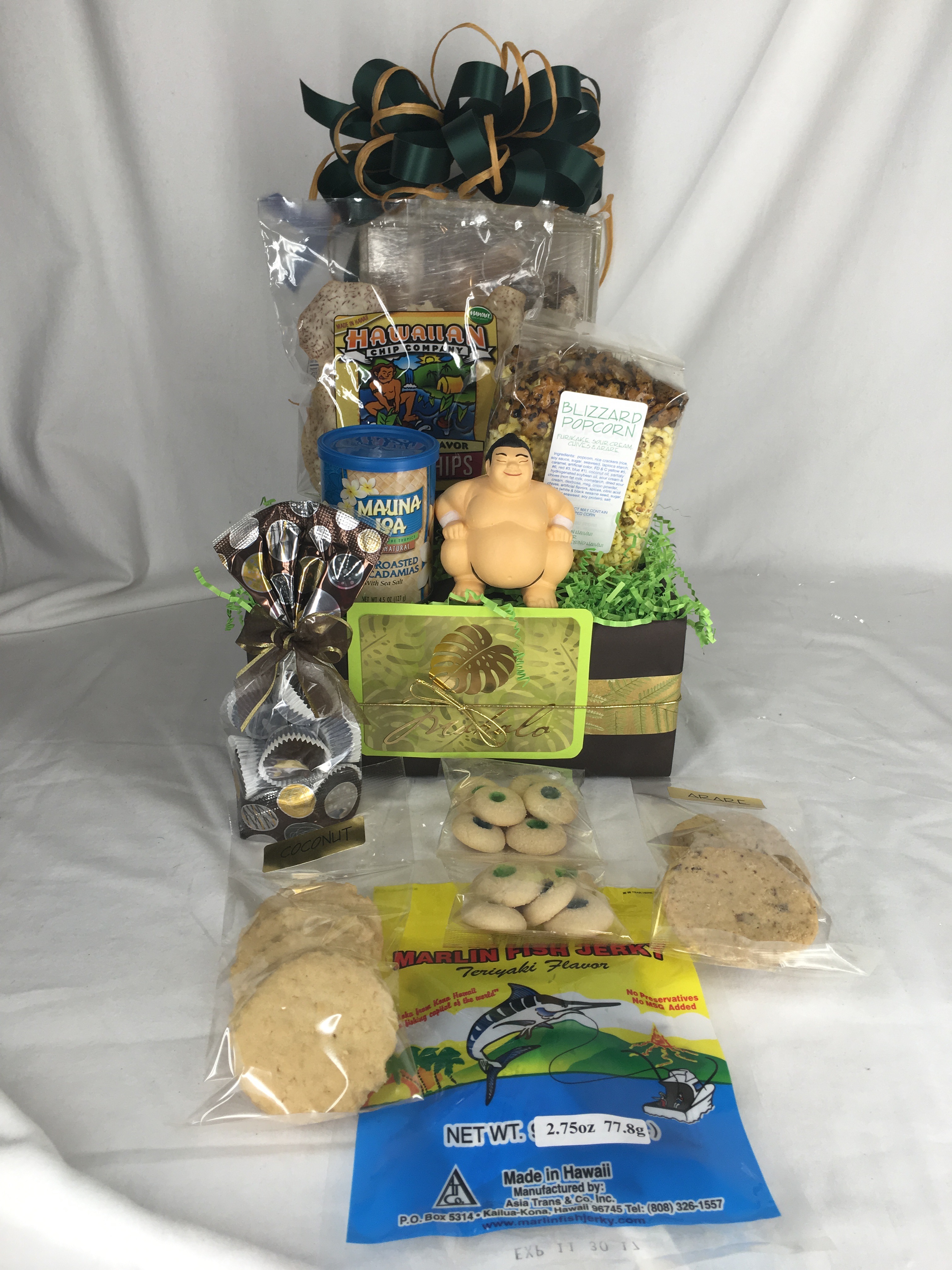 Mahalo (Hawaiian for thank you) gift basket Baskets Beyond Hawaii